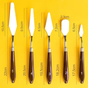 Set of 5 Oil Painting Spatulas