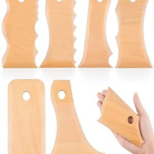 7 Pieces Big Size Pottery Foot Shaper Tools Pottery Trimming Tools Pottery Profile Rib Bundle